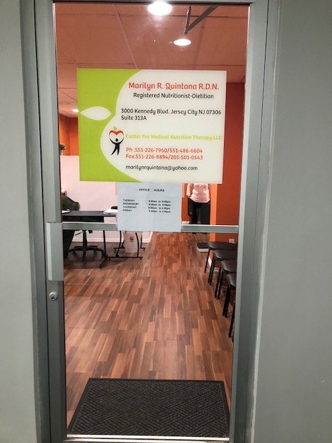 Office Door to Center of Medical Nutrition Therapy LLC